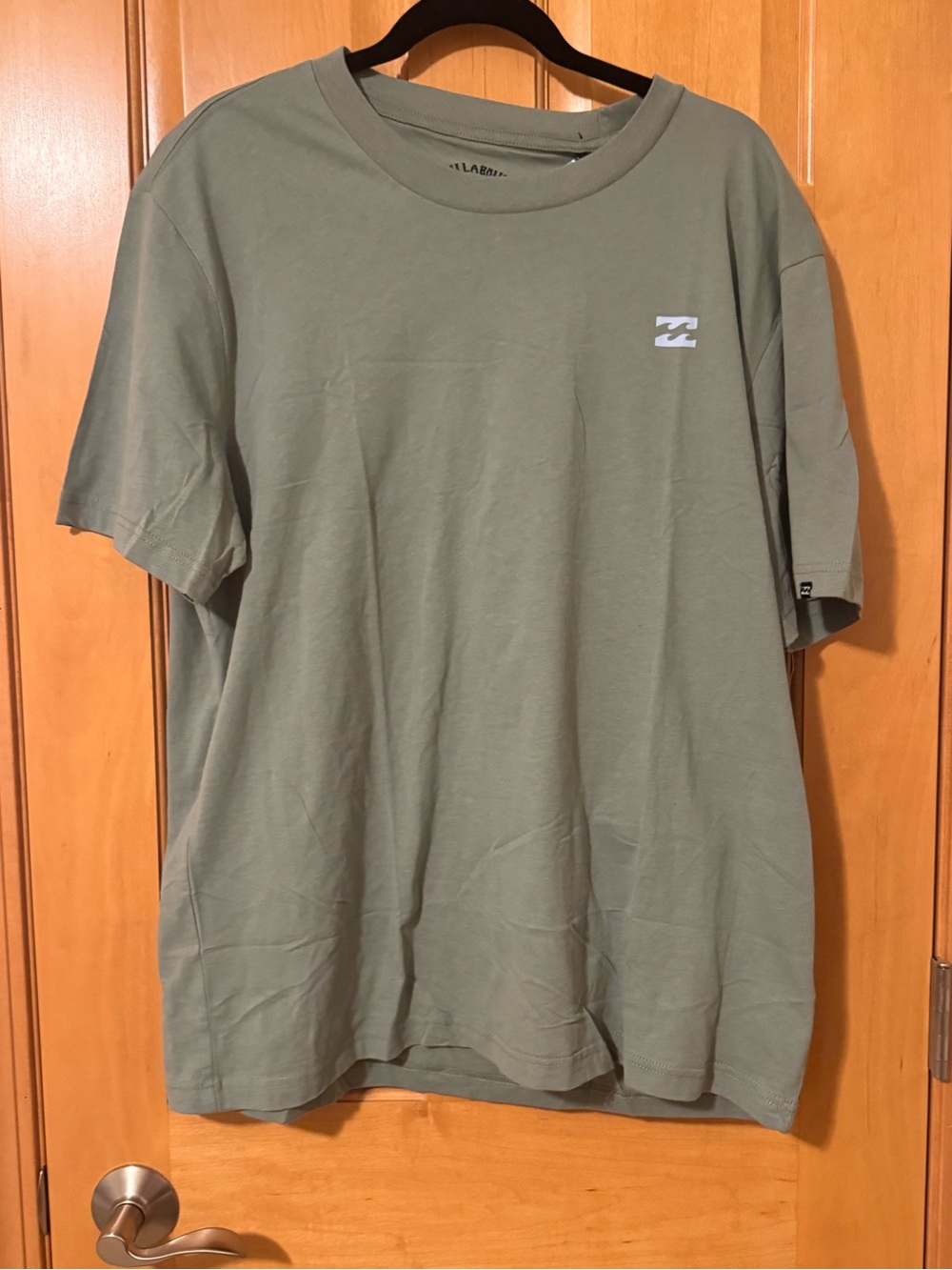 Billabong Olive Green Short Sleeve Logo Tee